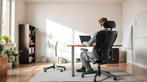 Les essentiels d'un bureau ergonomique en télétravail pour éviter le mal de dos